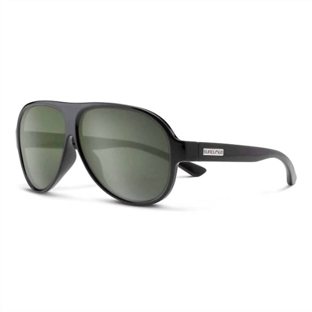 NEW SUNCLOUD men's rooney polarized sunglasses in black gray green